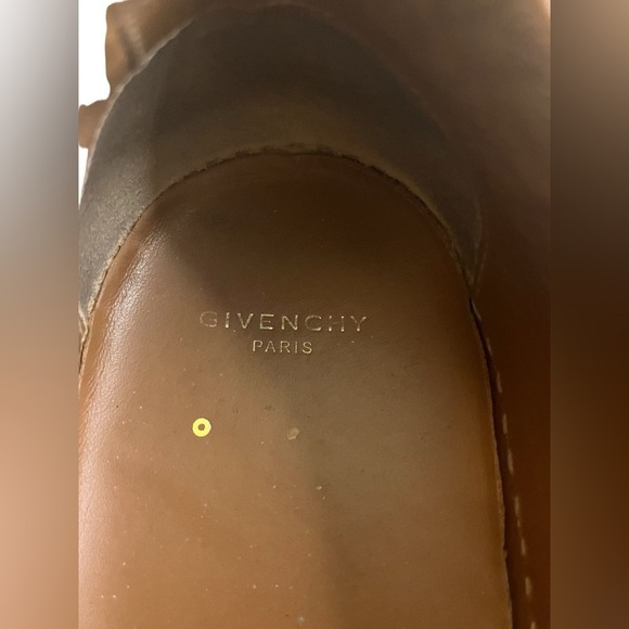 Givenchy Print Slip on Black Leather Sneakers Men\'s Size 42 main image 10